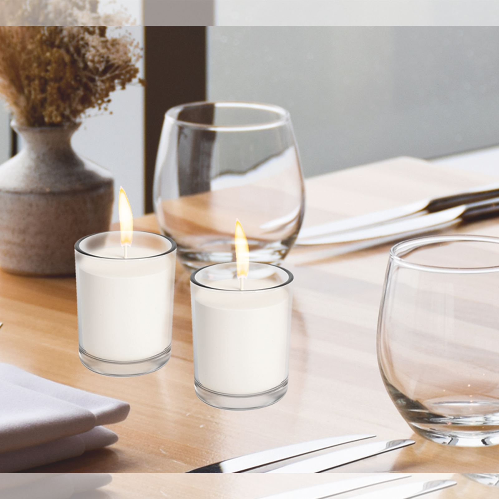 Kategoriebild Glaskerzen