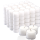 Candelo 100er Set hochwertige Teelichter Ambiente unbeduftet  – 1,7 x 3,8cm 4h Brenndauer - Kerzen Teelichter Weiß - Kunststoff Hülle - in Spender Box