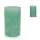 Candelo Hochwertige Rustik Kerze Weihnachten Ambiente - Mint - Stumpenkerze Rustic 12cm  lange Brenndauer ca. 54 Std - Adventskranz Weihnachtskerzen