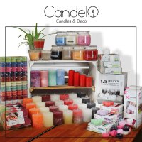 Candelo 54er Set Refill Eco Kerzen Ambiente –  Teelichter ohne Hülle zum Nachfüllen – Wachsrohlinge Weiß  – Plastikfrei ohne Duft – 6 Std. Brenndauer