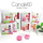 Candelo 54er Set Refill Eco Kerzen Ambiente –  Teelichter ohne Hülle zum Nachfüllen – Wachsrohlinge Weiß  – Plastikfrei ohne Duft – 6 Std. Brenndauer