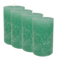 Candelo 4er Set Kerzen Ambiente Rustic Stumpenkerzen -...