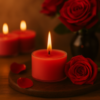 Candelo XXL Duftteelichter Rosen Duft 12er Set – Zart Rosa Jumbo Teelichter, 8h Brenndauer, Ø 3,7 cm, Höhe 2,7 cm – Duftkerzen mit Kunststoffhülle für starke Leuchtkraft im ganzen Zuhause